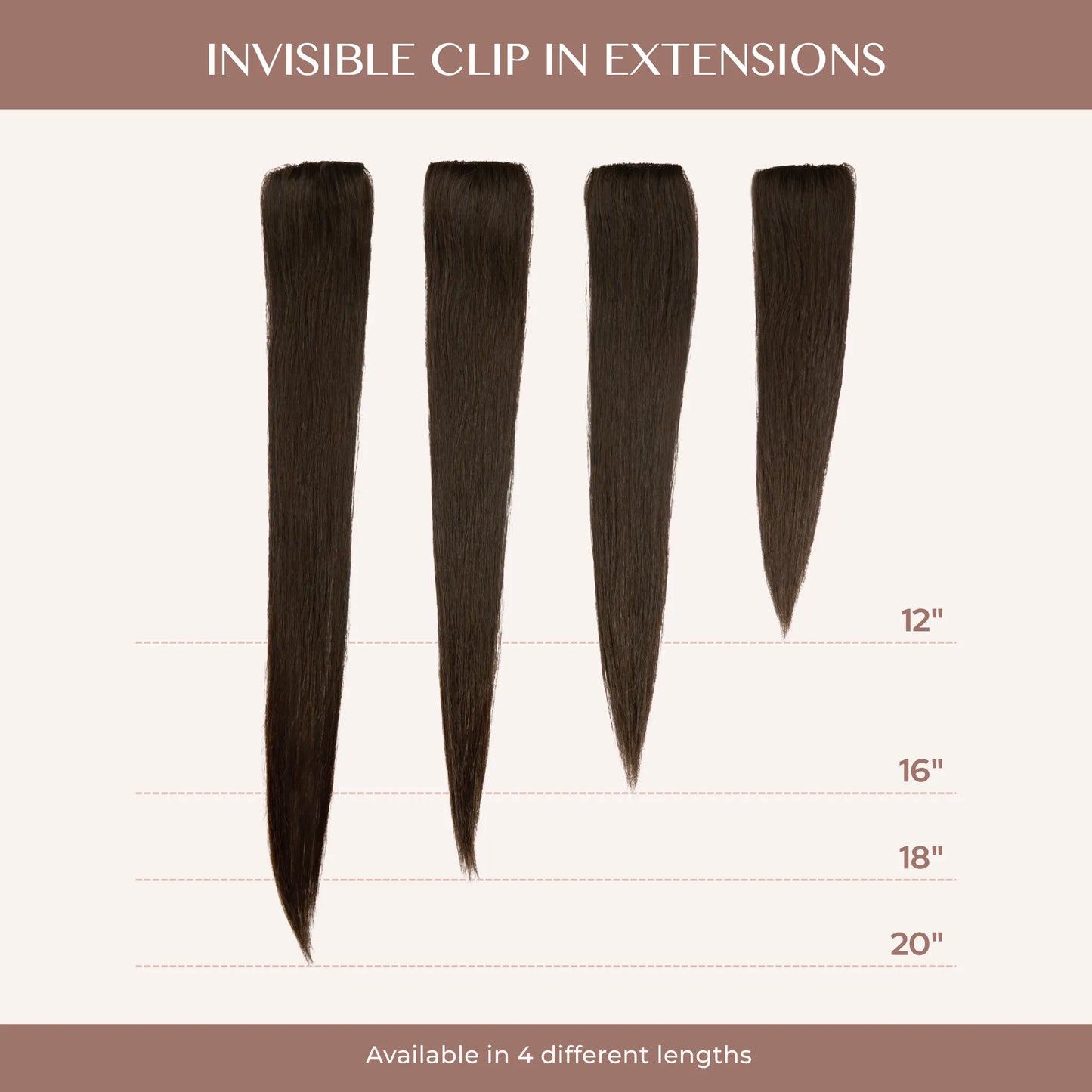 Jet Black (1) Invisible Clip-Ins