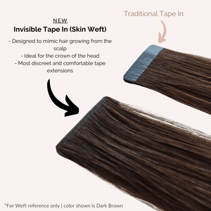 Ash Blonde (#60C) Invisible Tape 20" (25g) (backorder, early June)