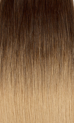 Ombre - Dark Brown (#2) to Ash Brown (#9) 20" Keratin Tip (backorder, late May)