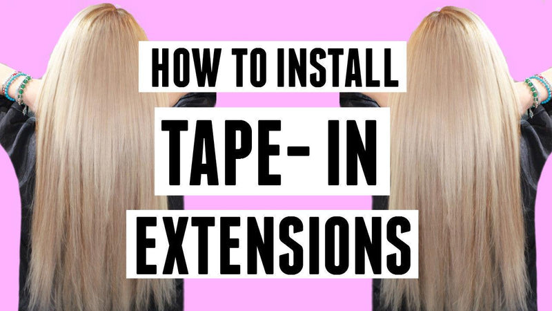 Tape-in Hair Extensions: Everything you need to know and live tutorial!