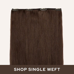Single Volumizing Clip In Weft Hair Extensions