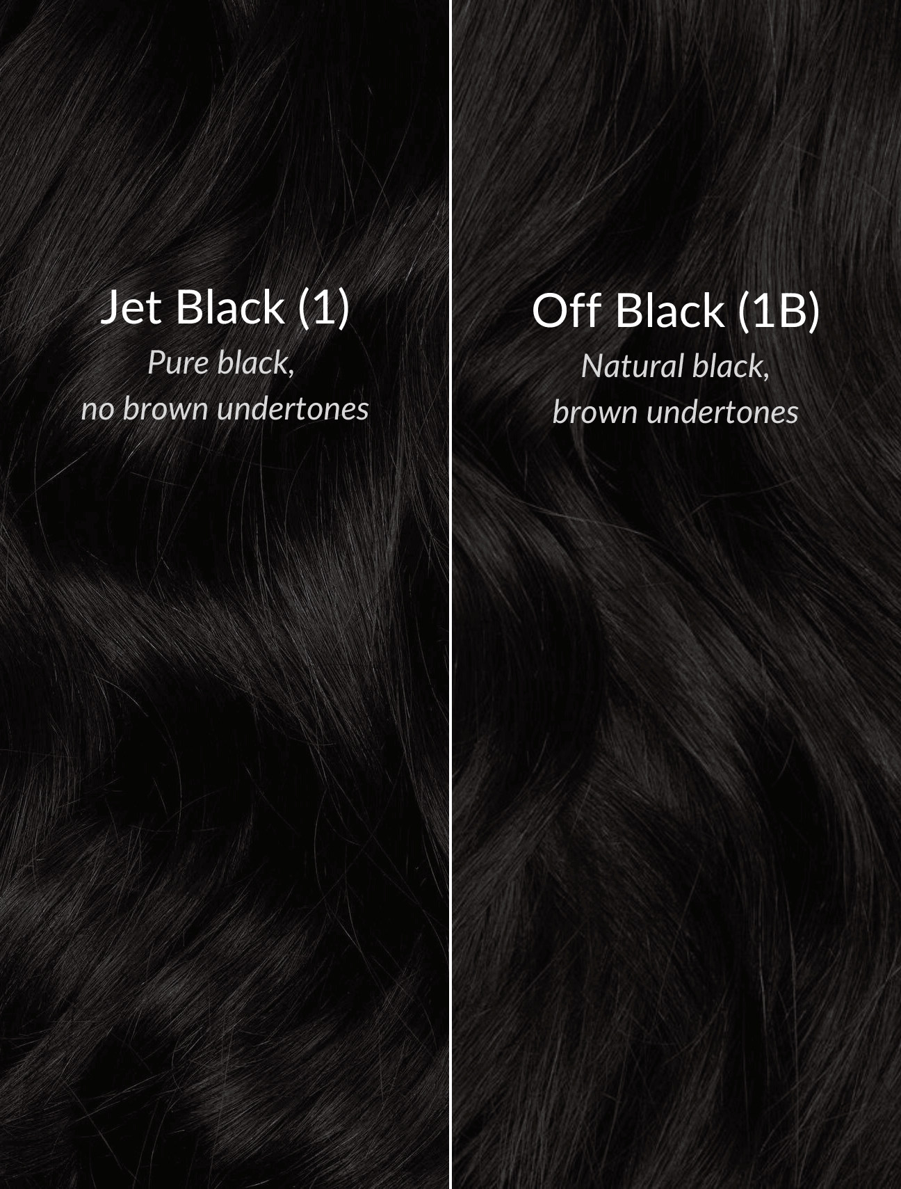 Jet Black (1) 18 125g – Bombay Hair Canada
