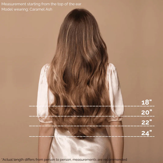 Warm Platinum Blonde Highlights (P18/613) 20" 220g - Clip-Ins