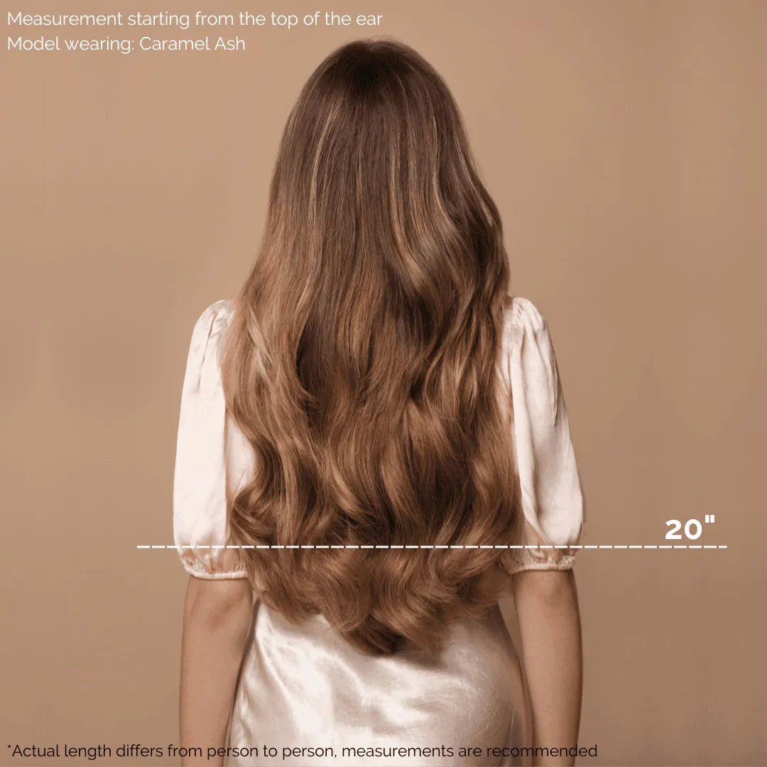 Ombre Espresso (#1C) to Chestnut Brown (#6C) Invisible Tape 20" (25g)