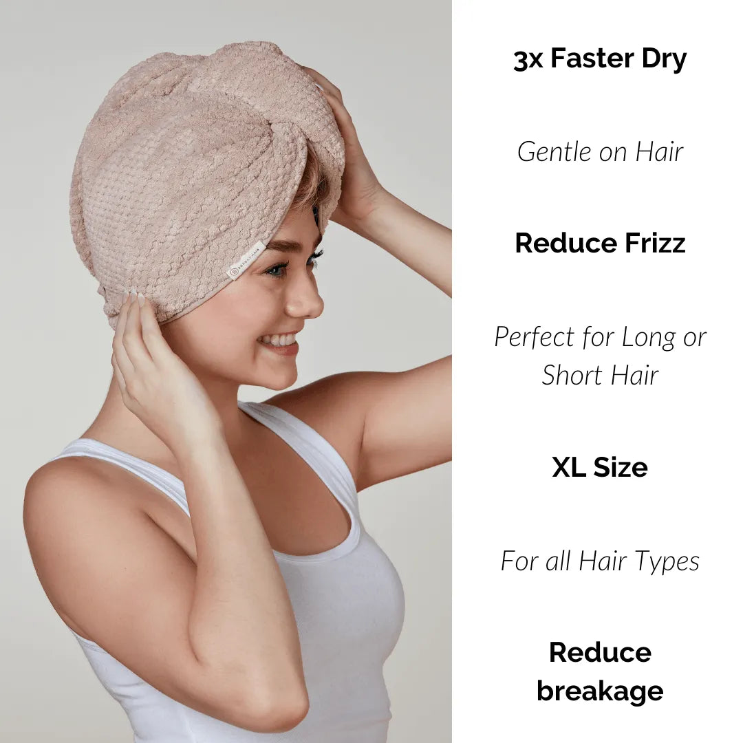 Hair Drying Towel (Charcoal)