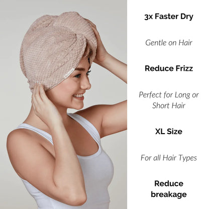 Hair Drying Towel (Charcoal)
