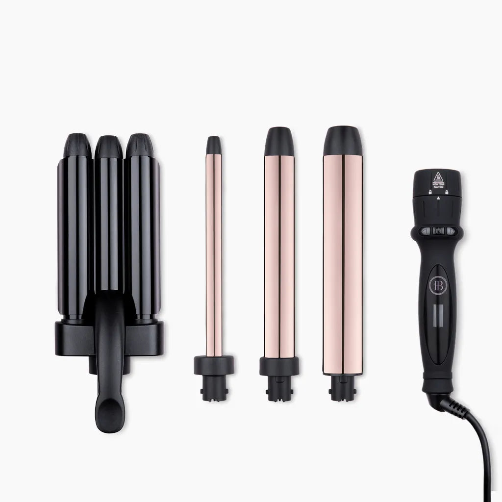3-in-1 Curling Wand + Hair Waver – Bombay Hair Canada