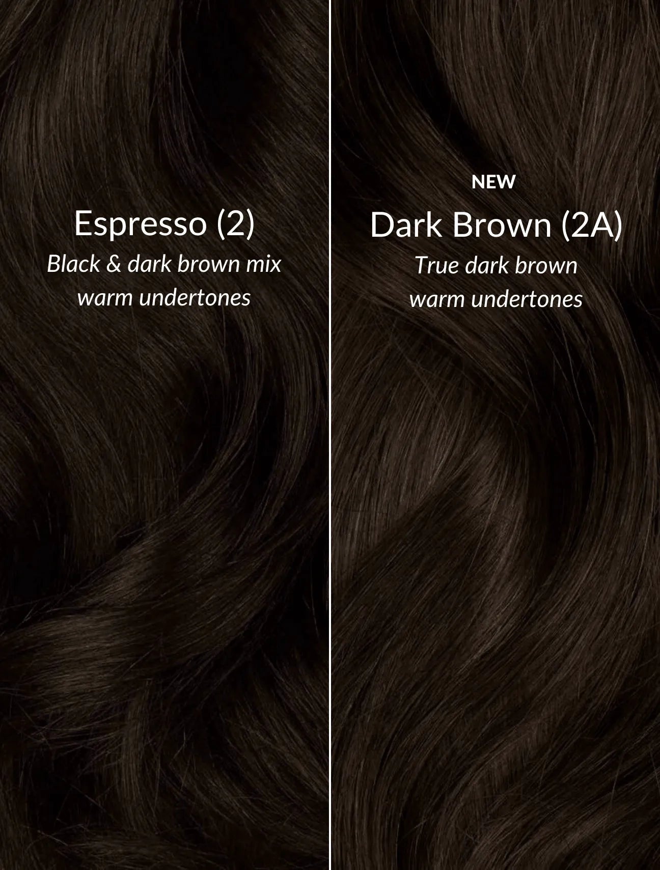 Dark Brown (2A) 20" 220g - Clip-Ins