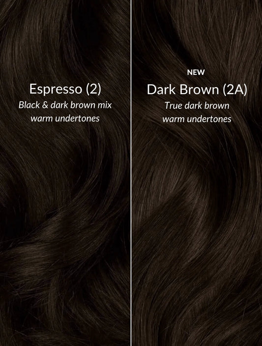 Dark Brown (2A) 20" 220g - Clip-Ins