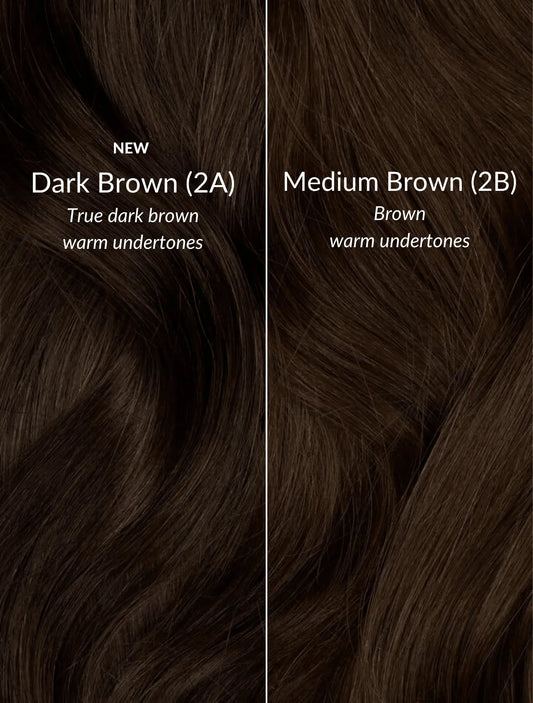 Dark Brown (2A) 20" 220g - Clip-Ins
