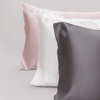 Pink Silk Pillowcase (Queen) + Scrunchies
