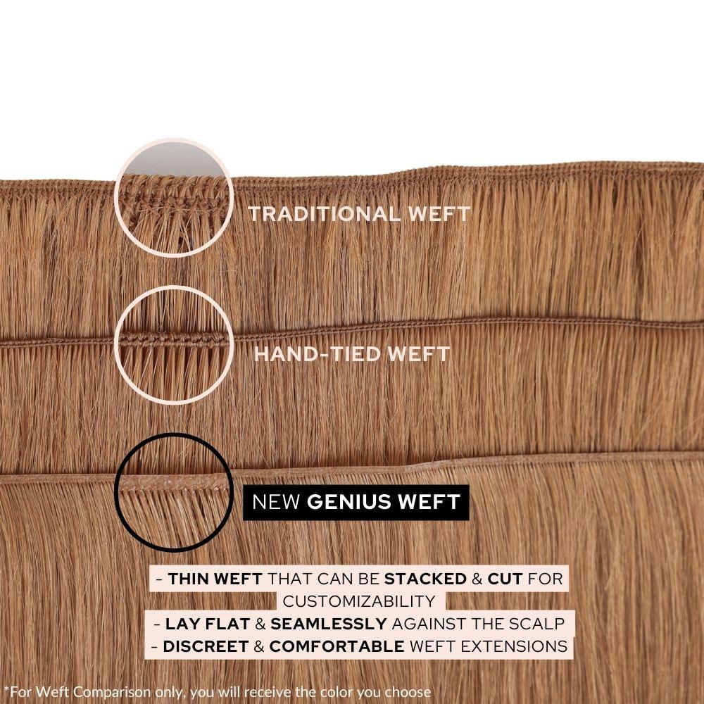 Rooted Espresso (#1C) to White Blonde (#60B) Genius Weft