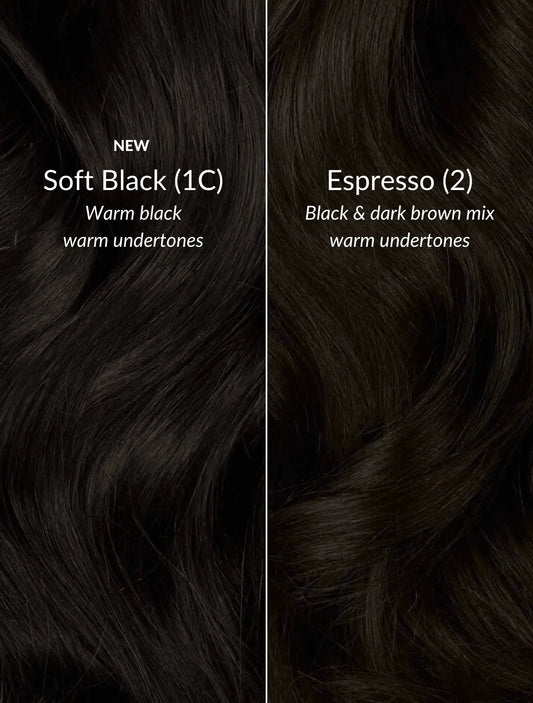 Soft Black (1C) 20" 220g - Clip-Ins