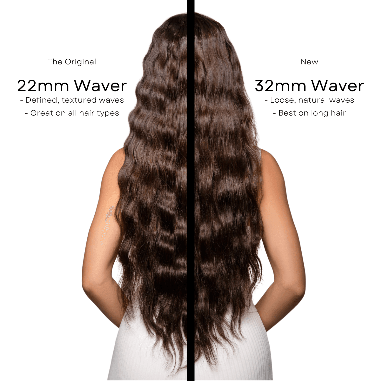 2-in-1 Curling Iron (Extended) + Hair Waver