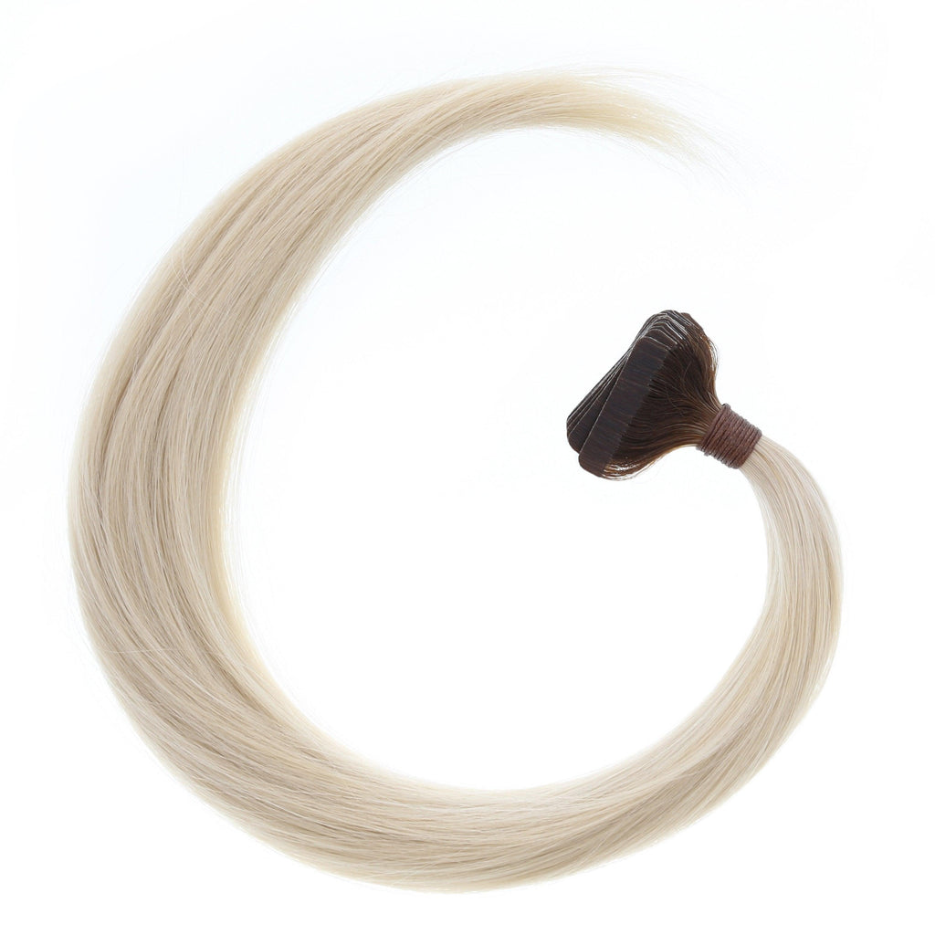 Rooted Espresso to White Blonde (1C-60B) 20" 40g - Tape In - FINAL SALE
