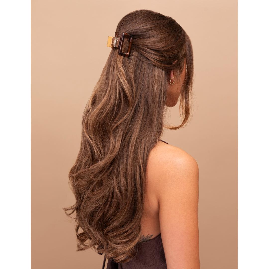 Brown Hair Claw Clip  Small – Bombay Hair Canada