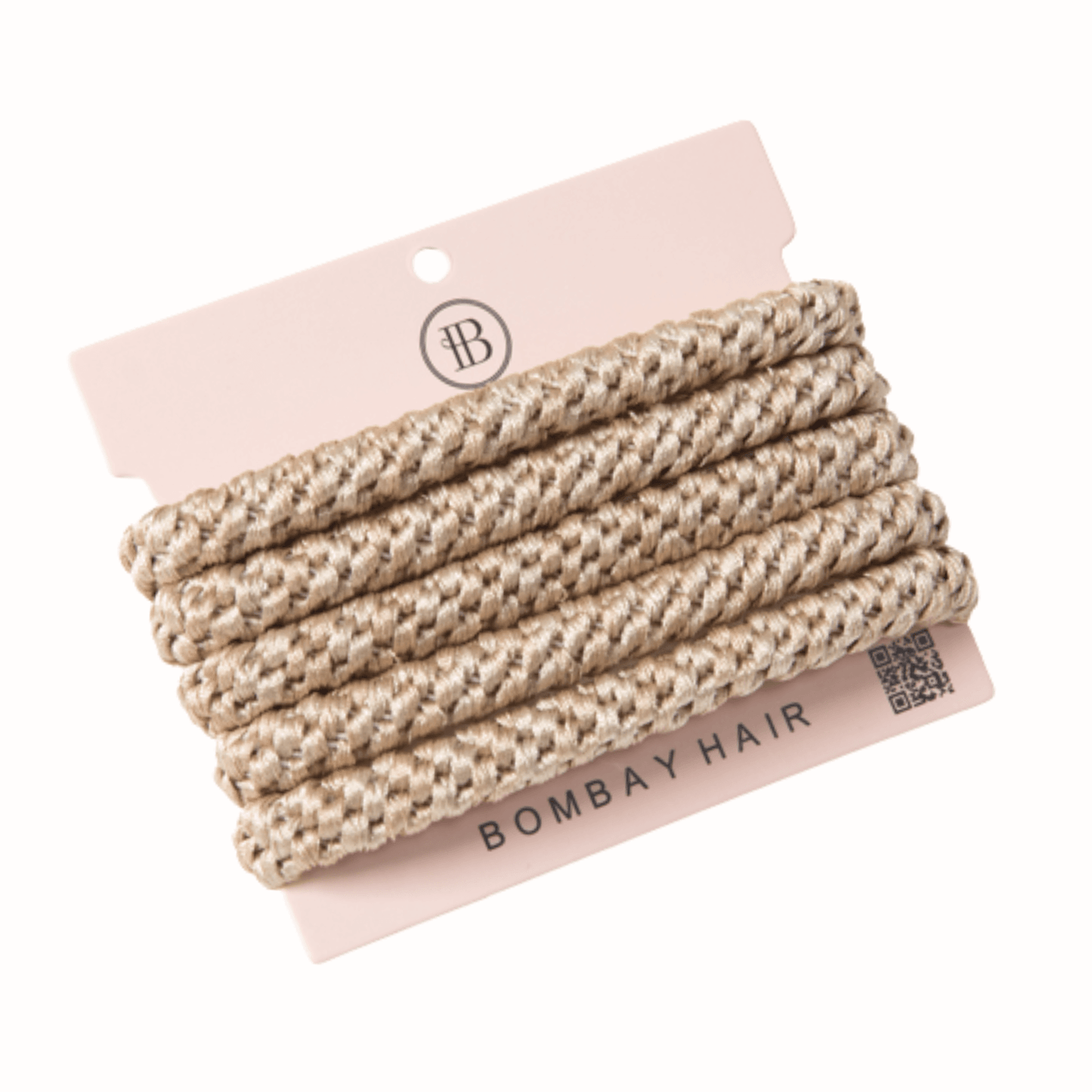 Blonde No-Tug Hair Ties (5 Ties)