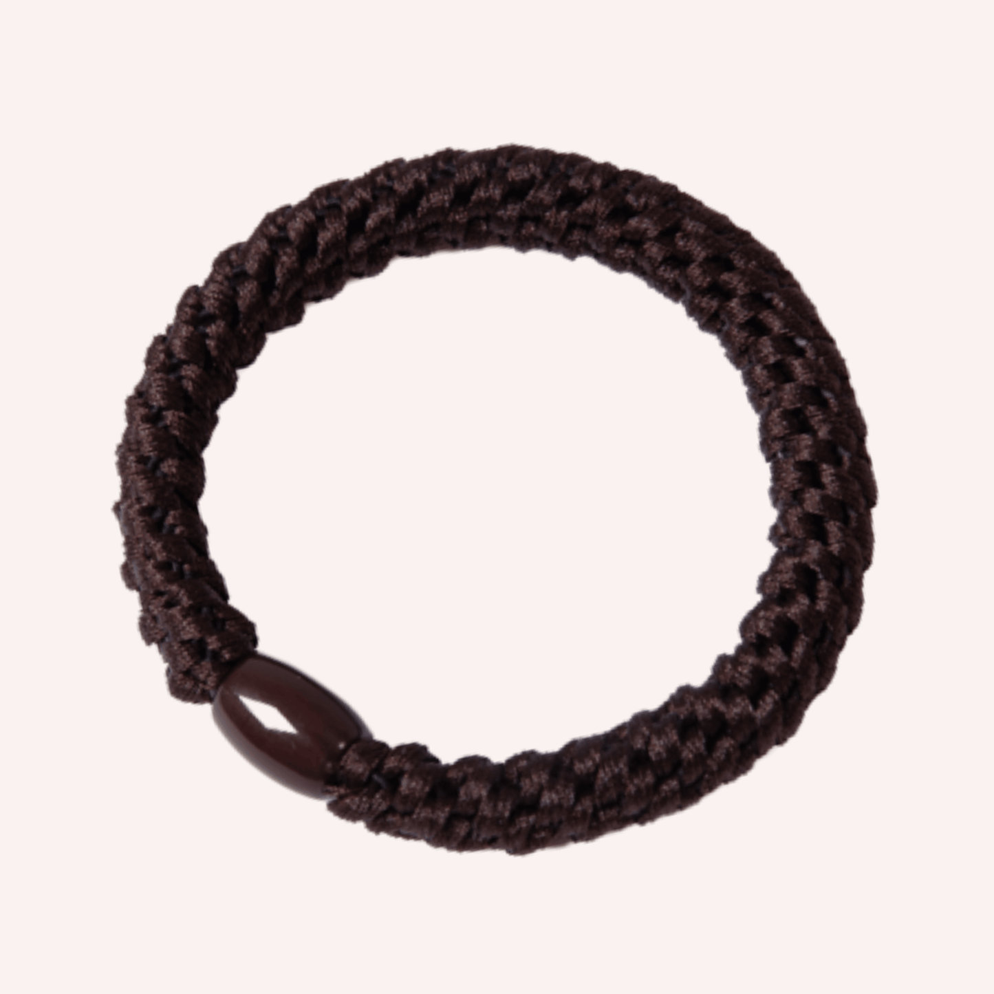 Brown No-Tug Hair Ties (5 Ties)