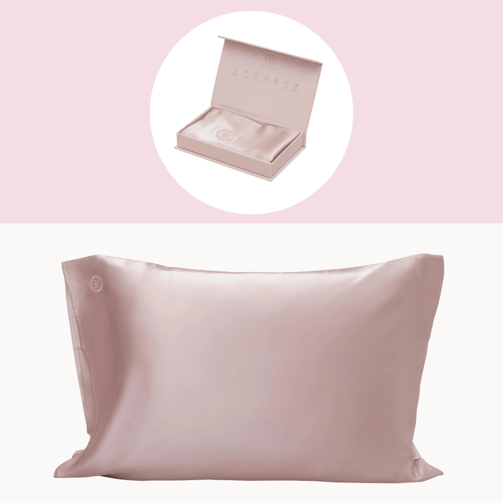 Silk Pillowcase - Queen (Pink)