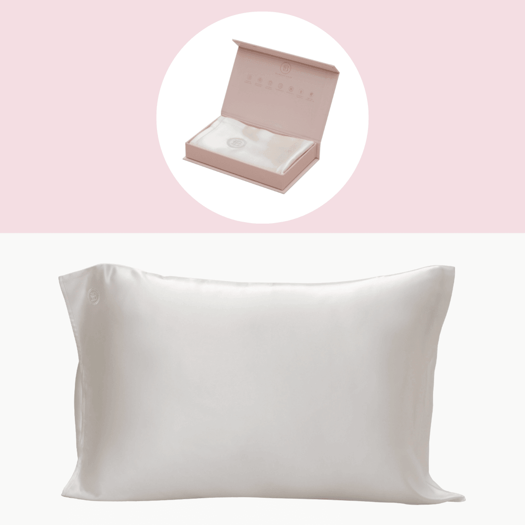 Silk Pillowcase - Queen (White)