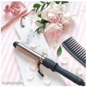 32mm Rose Gold Curling Iron (with-clamp)