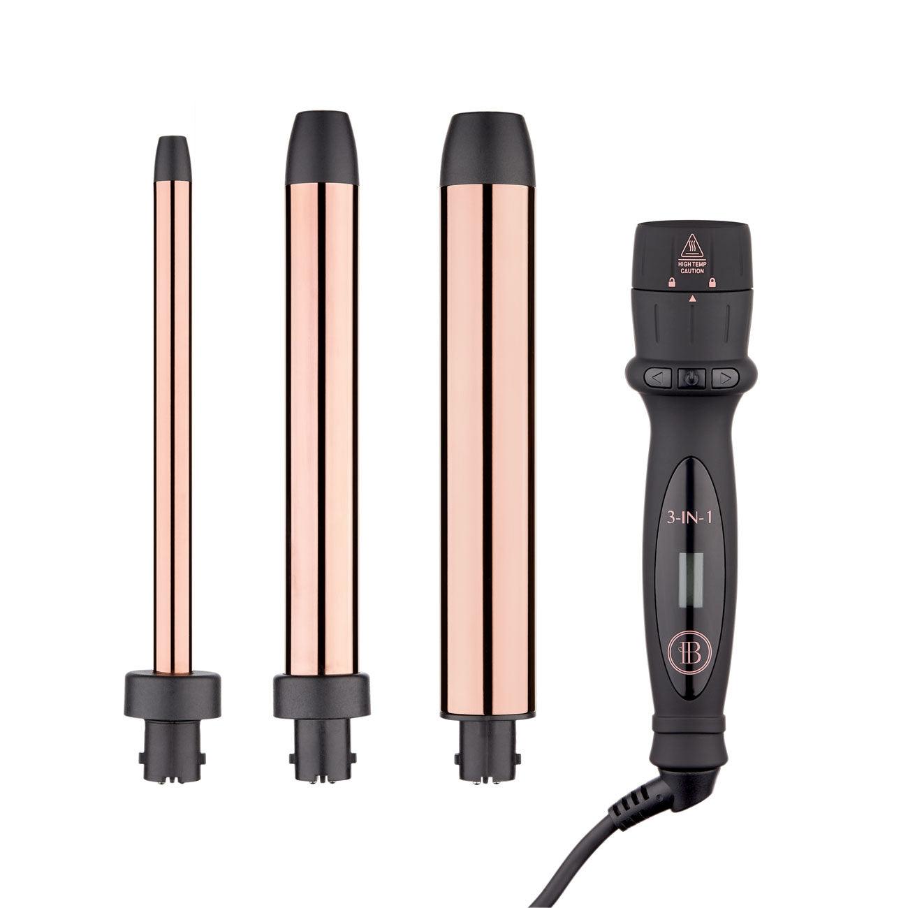 3-in-1 Curling Wand with Extended Barrels